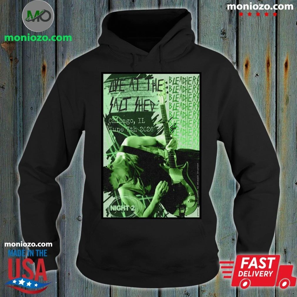 Original Bleachers June 7 2026 The Salt Shed in - Adult & Kids T-Shirts, Sweatshirts & Hoodies apparel design preview 2