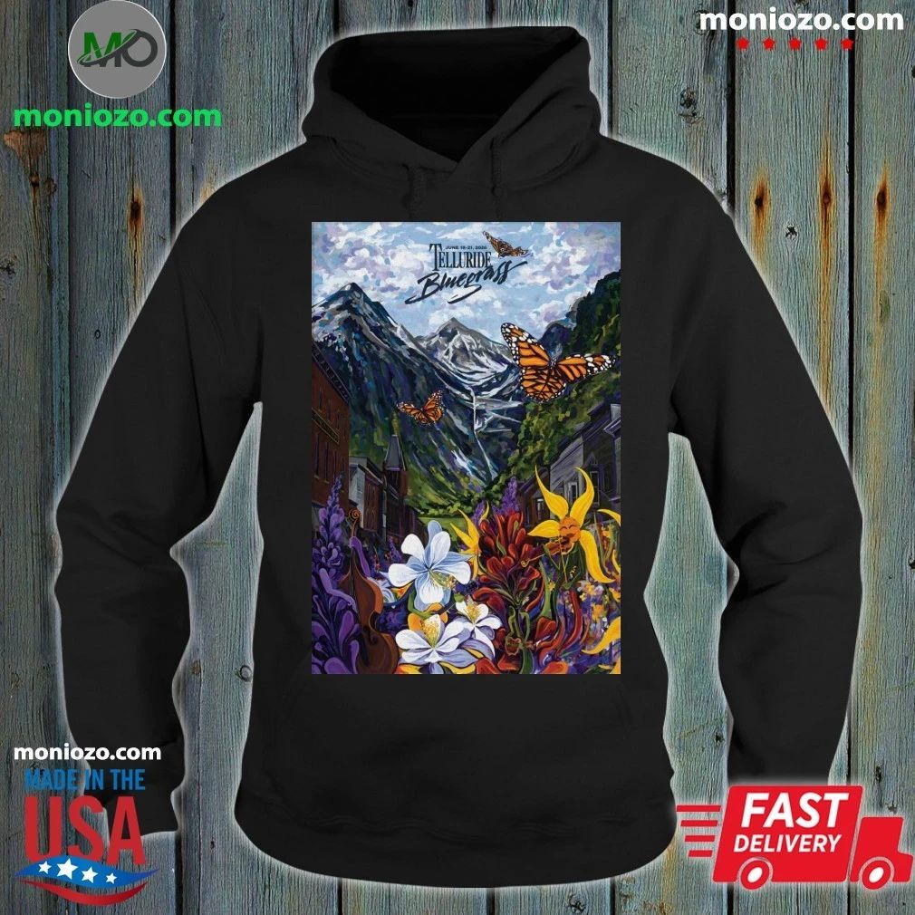 Original Telluride Bluegrass Festival June 18-21 2026 - Adult & Kids T-Shirts, Sweatshirts & Hoodies apparel design preview 2