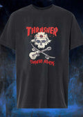 Thrasher Magazine Skate Rock Skull Guitar - Adult & Kids T-Shirts, Sweatshirts & Hoodies apparel design preview 1