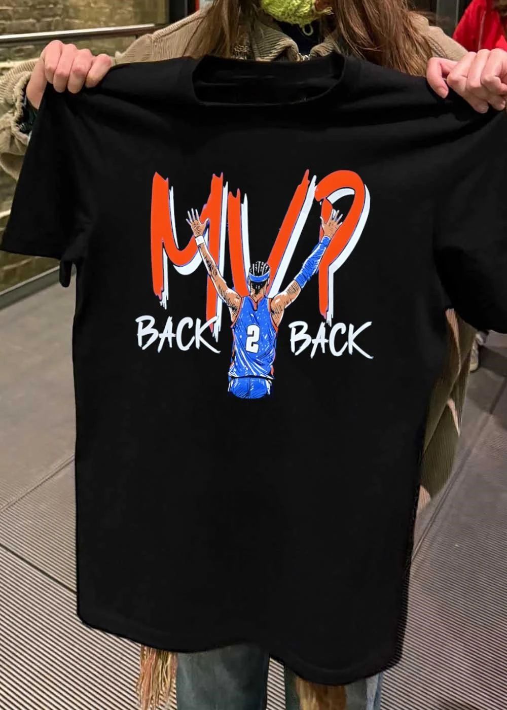 MVP Back To Shai Gilgeous-Alexander OKC - Adult & Kids T-Shirts, Sweatshirts & Hoodies apparel design preview 2