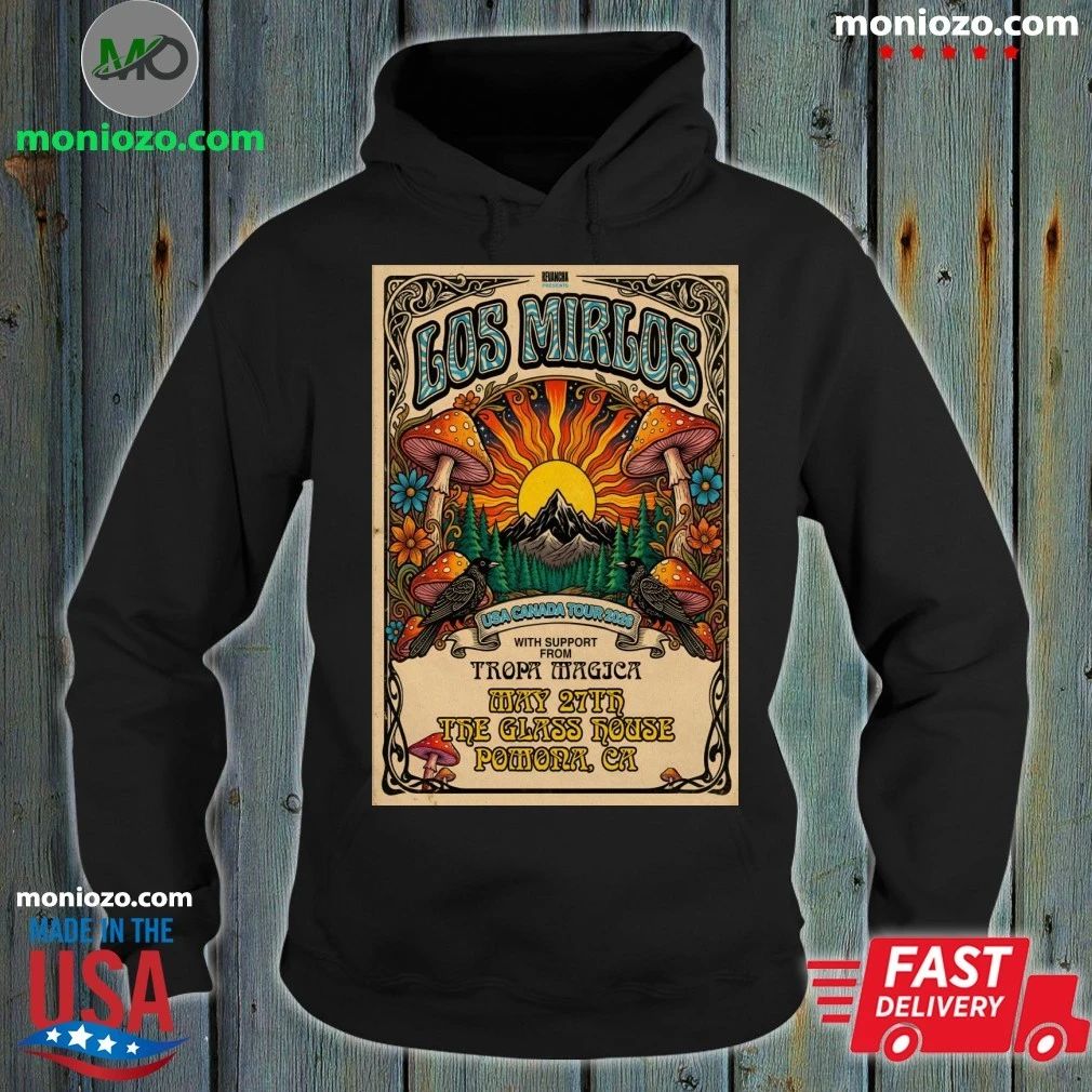 Los Mirlos Pomona CA Tour On May 27 2026 Poster - Adult & Kids T-Shirts, Sweatshirts & Hoodies apparel design preview 2