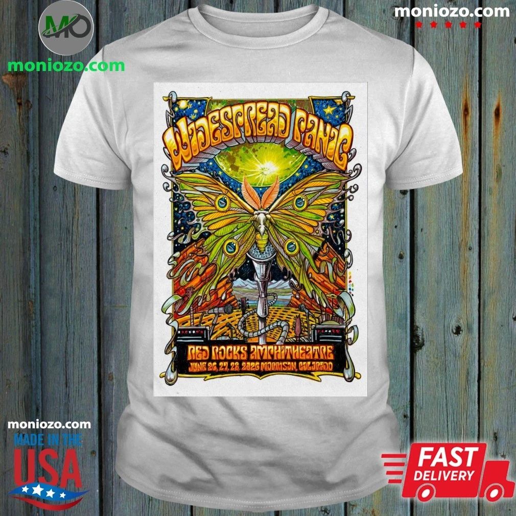 Original Widespread Panic Morrison CO, Jun 26-28 2026 - Adult & Kids T-Shirts, Sweatshirts & Hoodies apparel design preview 1