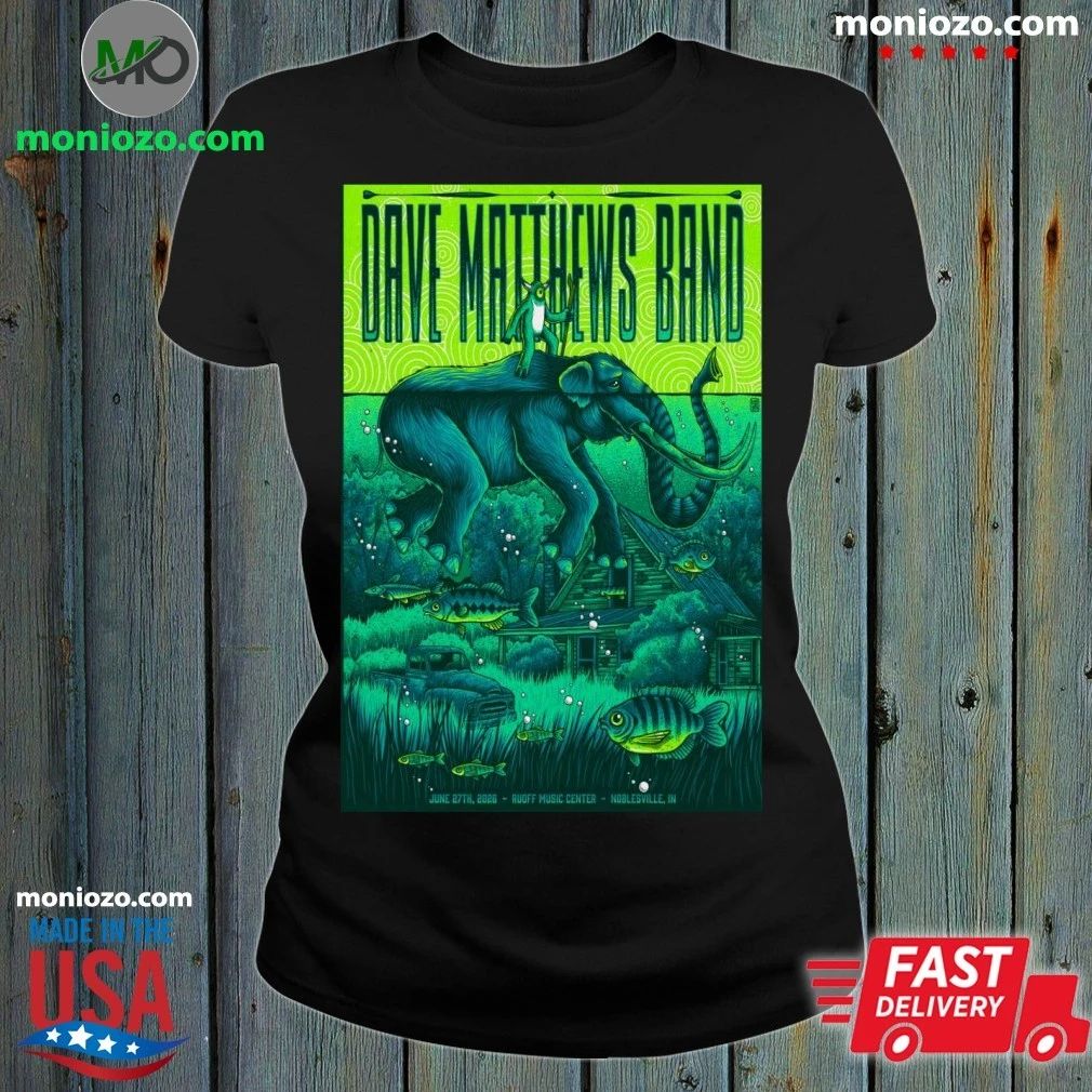 Dave Matthews Band In Noblesville On June 27 2026 - Adult & Kids T-Shirts, Sweatshirts & Hoodies apparel design preview 1