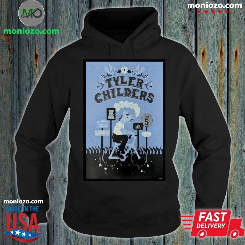Original Tyler Childers Bon Secours Wellness Arena - Adult & Kids T-Shirts, Sweatshirts & Hoodies apparel design preview 2