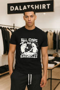 All Cops Are Barnacles Fish Police Cartoon - Adult & Kids T-Shirts, Sweatshirts & Hoodies apparel design preview 1