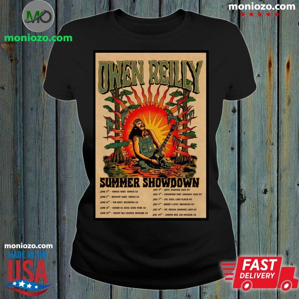 Original Owen Reilly 2026 Summer Showdown Shows - Adult & Kids T-Shirts, Sweatshirts & Hoodies apparel design preview 1