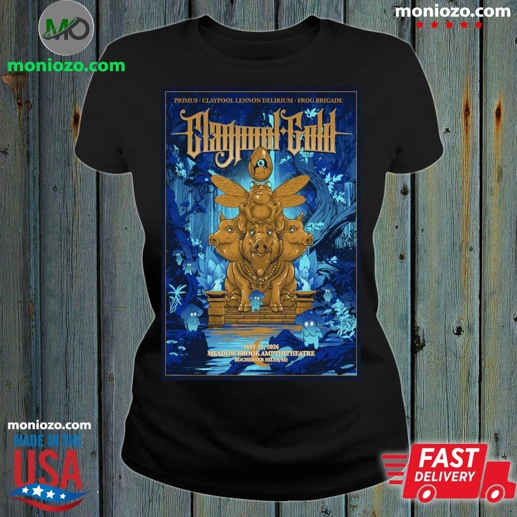 Original Primus In Rochester Hills MI On May 31 2026 - Adult & Kids T-Shirts, Sweatshirts & Hoodies apparel design preview 1