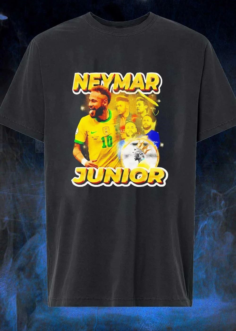 Neymar Junior Brasil National Football Team - Adult & Kids T-Shirts, Sweatshirts & Hoodies apparel design preview 1