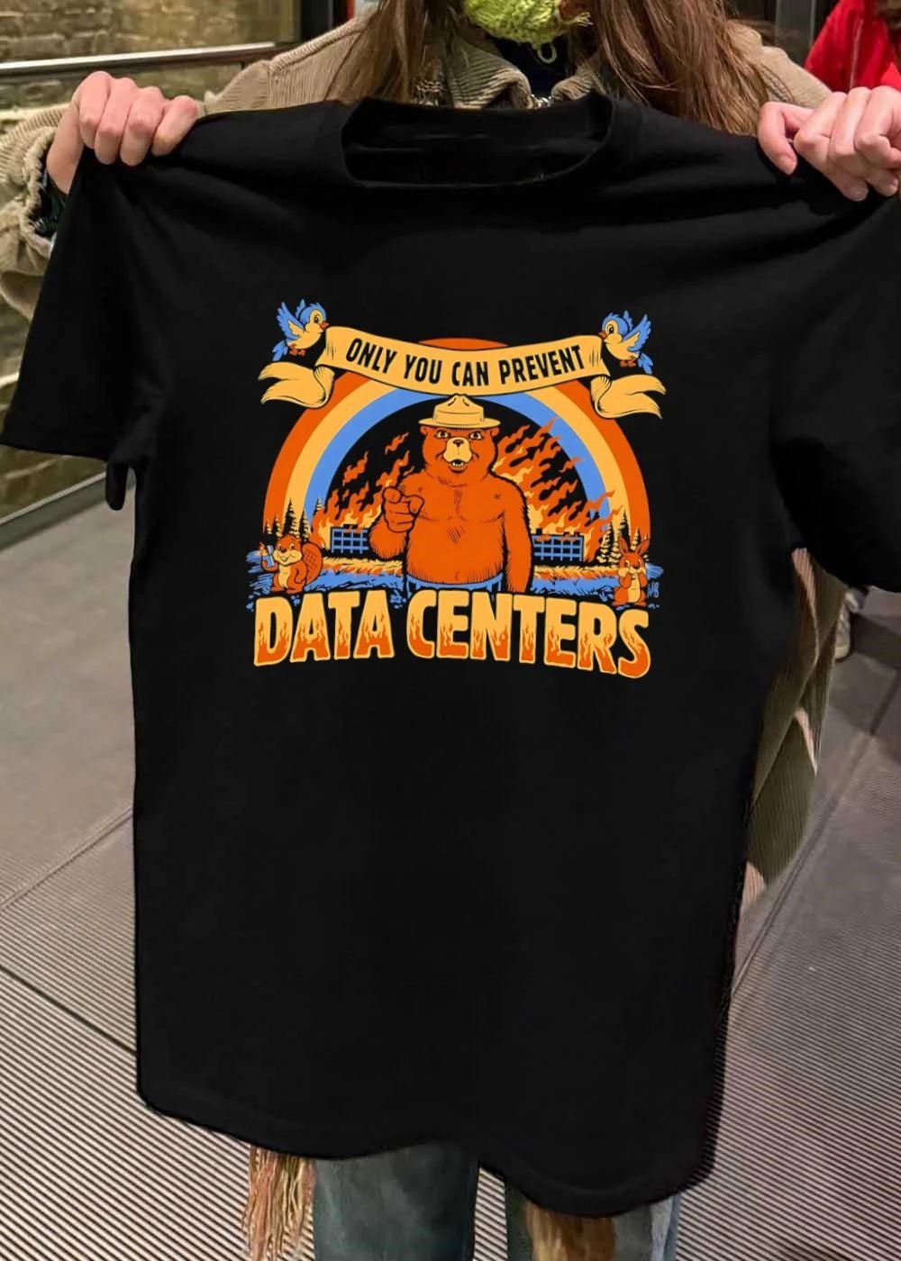 Only You Can Prevent Data Centers Smokey Bear - Adult & Kids T-Shirts, Sweatshirts & Hoodies apparel design preview 2