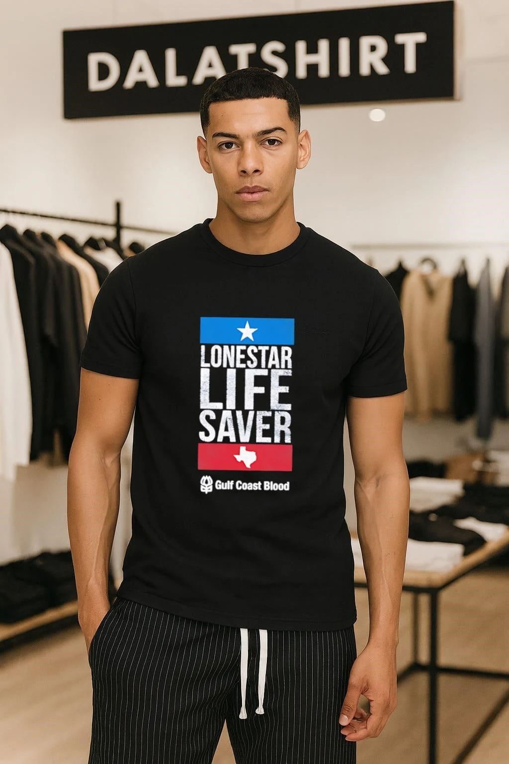 Lonestar Life Saver Gulf Coast Regional Blood Center - Adult & Kids T-Shirts, Sweatshirts & Hoodies apparel design preview 1