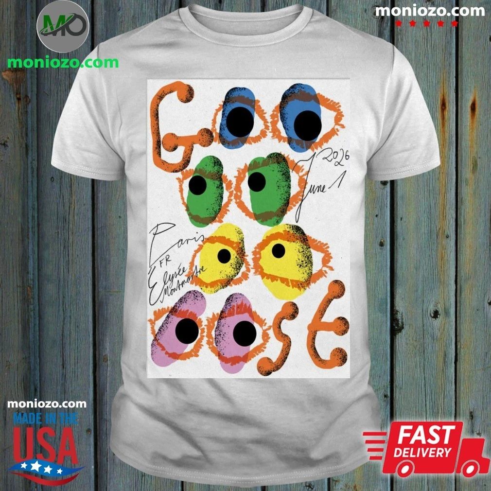 Original Goose Paris, FR 6 1 26 Poster - Adult & Kids T-Shirts, Sweatshirts & Hoodies apparel design preview 1
