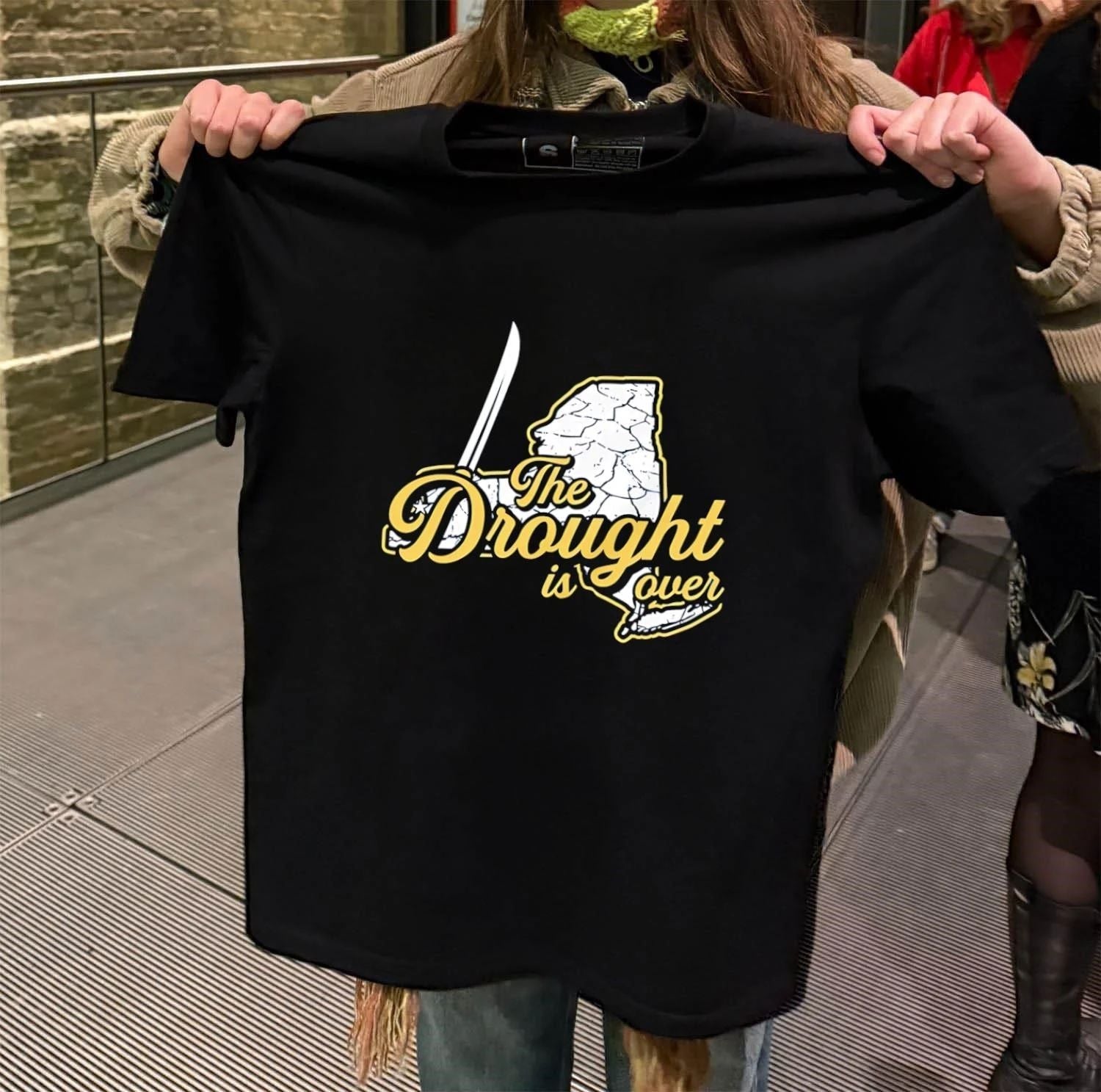 Buffalo Sabres the Drought is over - Adult & Kids T-Shirts, Sweatshirts & Hoodies apparel design preview 2