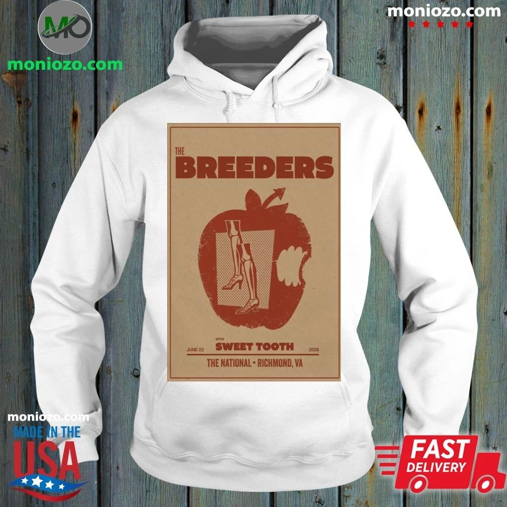 Original The Breeders Richmond National Jun 22, 2026 - Adult & Kids T-Shirts, Sweatshirts & Hoodies apparel design preview 2