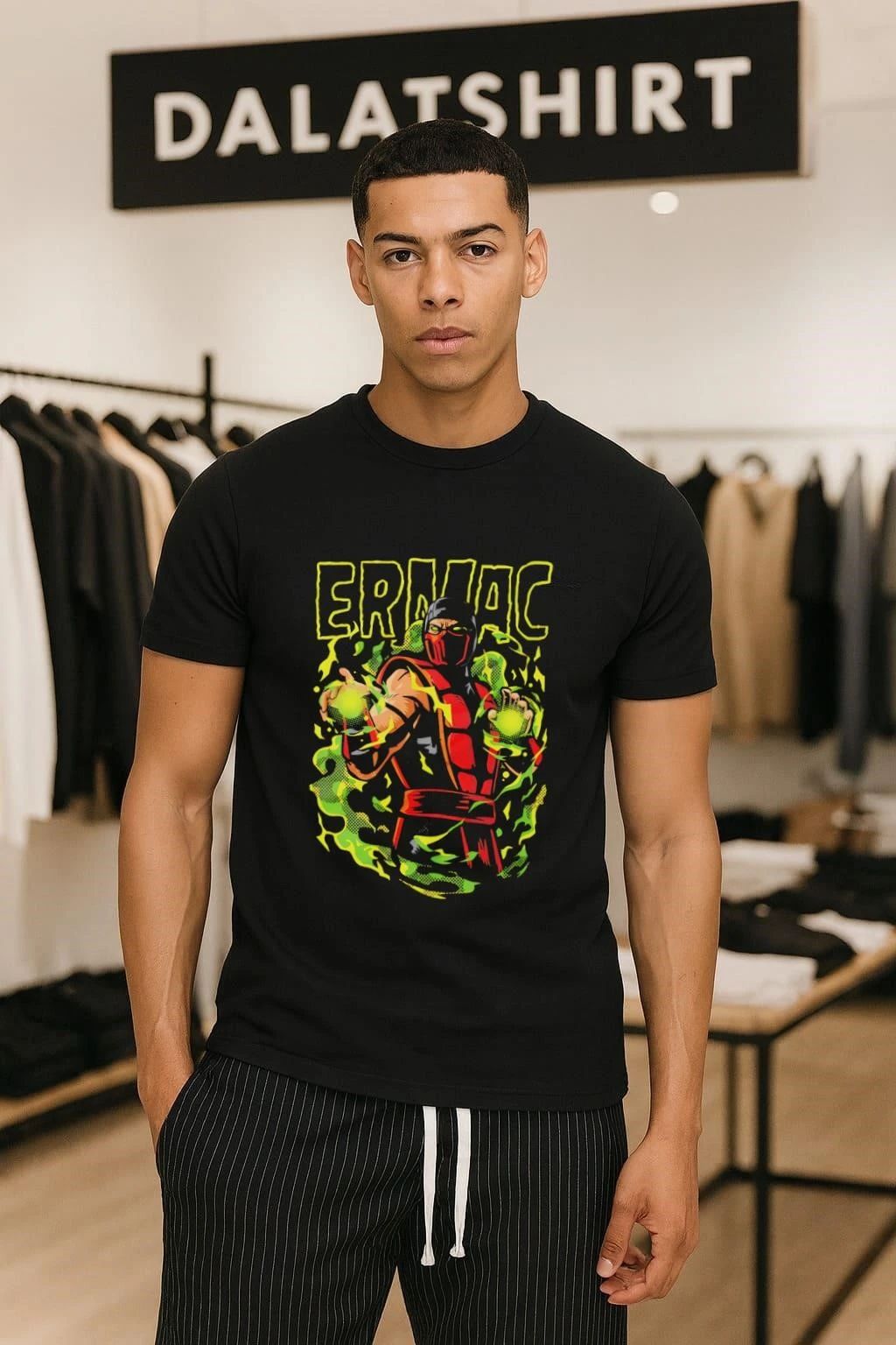 Ermac Draculabyte Mortal Kombat - Adult & Kids T-Shirts, Sweatshirts & Hoodies apparel design preview 1