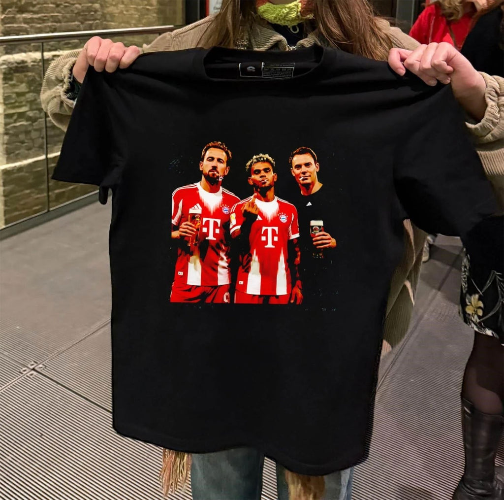 Harry Kane and Manuel Neuer Luis Díaz - Adult & Kids T-Shirts, Sweatshirts & Hoodies apparel design preview 2