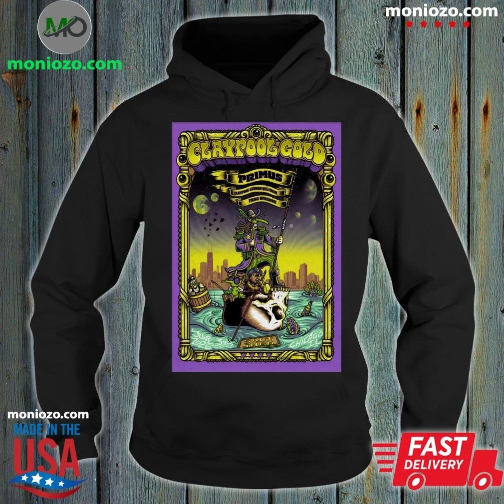 Primus Jun 3 2026 In Chicago IL Poster - Adult & Kids T-Shirts, Sweatshirts & Hoodies apparel design preview 2