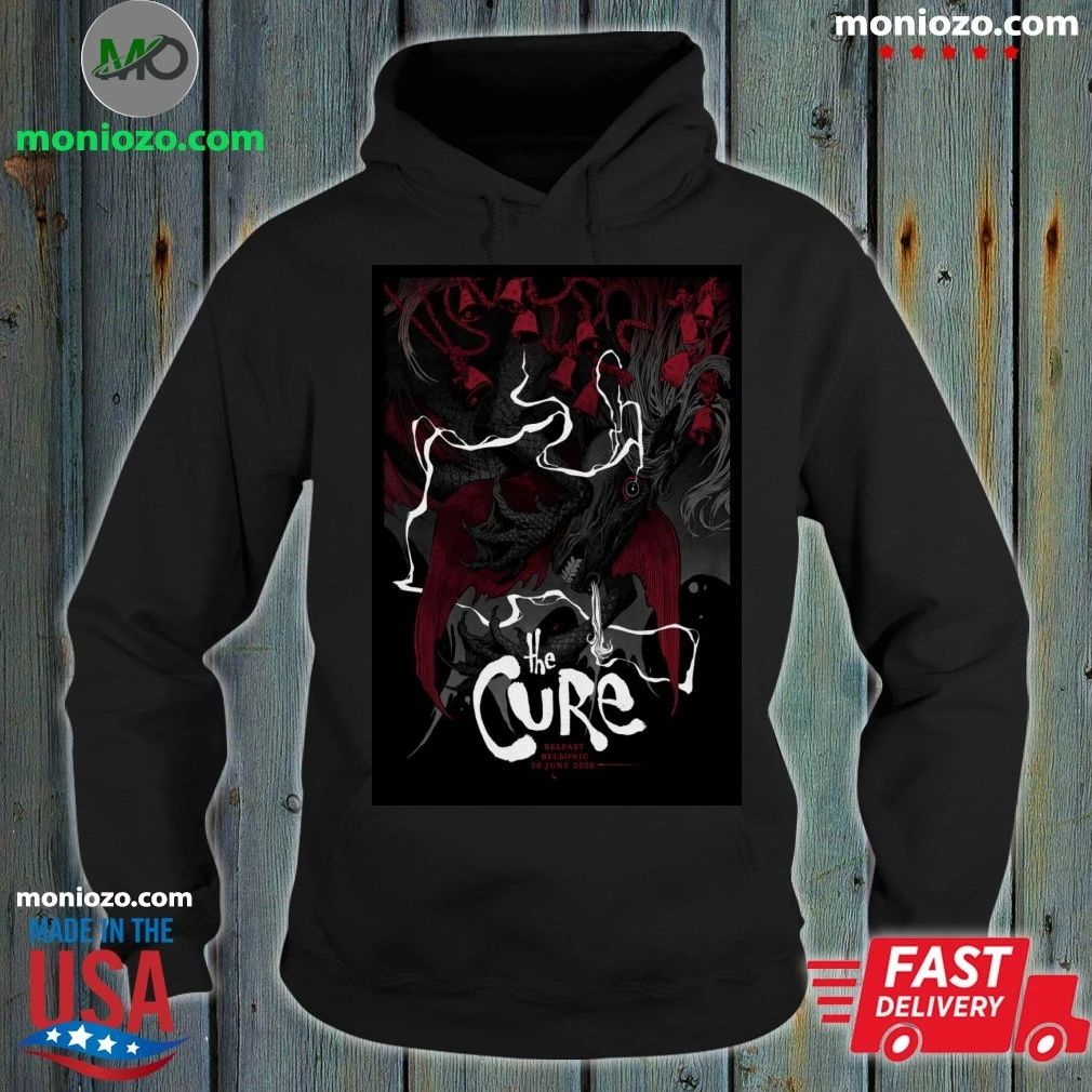 Original The Cure Belfast Northern Ireland June 28 - Adult & Kids T-Shirts, Sweatshirts & Hoodies apparel design preview 2