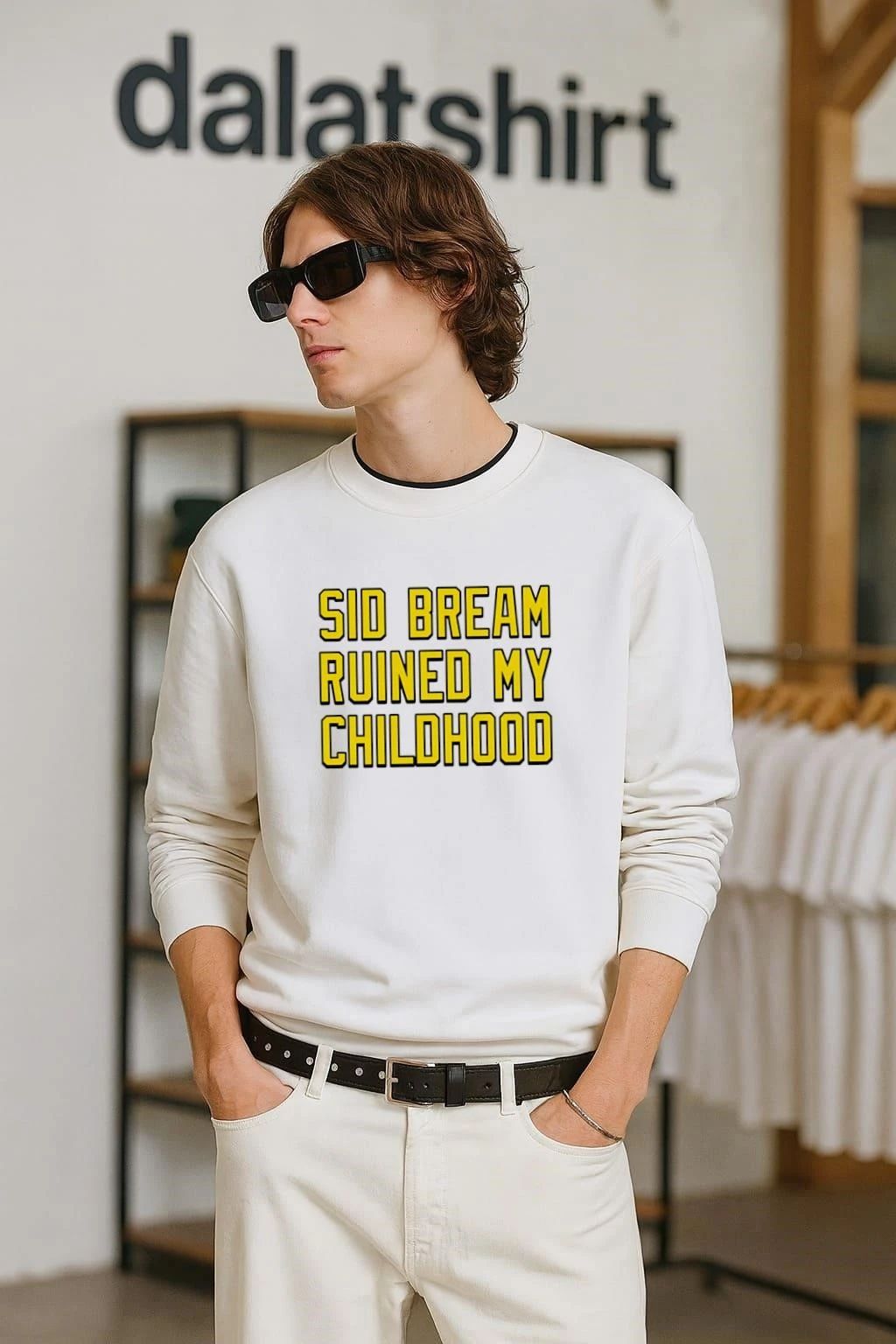 Sid Bream Ruined My Childhood - Adult & Kids T-Shirts, Sweatshirts & Hoodies apparel design preview 2