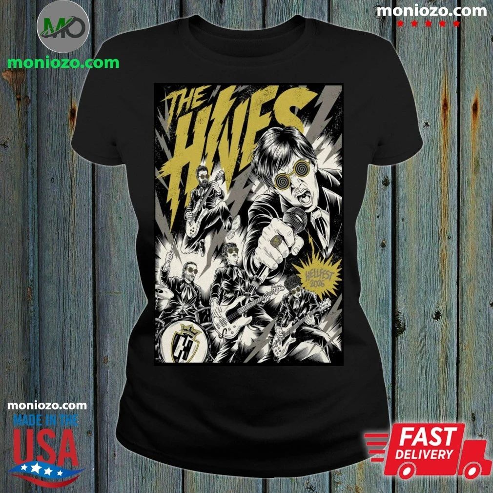 Original The Hives Clisson FR On 6 21 2026 Poster - Adult & Kids T-Shirts, Sweatshirts & Hoodies apparel design preview 1