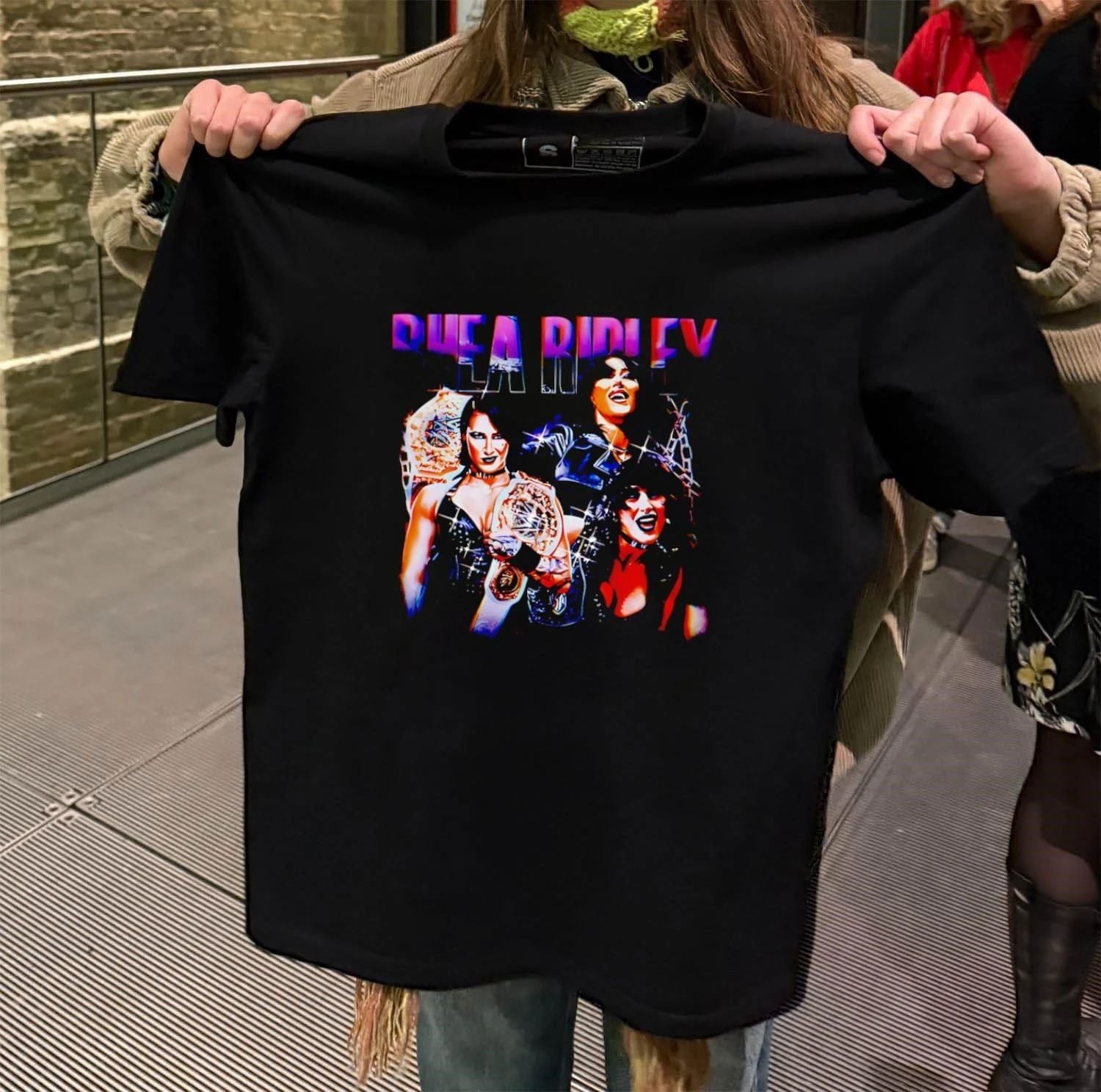 Rhea Ripley Mami Knows Best Vintage - Adult & Kids T-Shirts, Sweatshirts & Hoodies apparel design preview 2