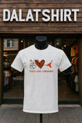Peace love Texas longhorns - Adult & Kids T-Shirts, Sweatshirts & Hoodies apparel design preview 1