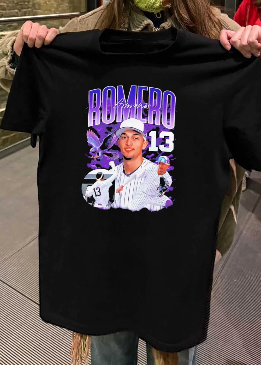 Romero Armanos 13 Baseball Player Eagle - Adult & Kids T-Shirts, Sweatshirts & Hoodies apparel design preview 2