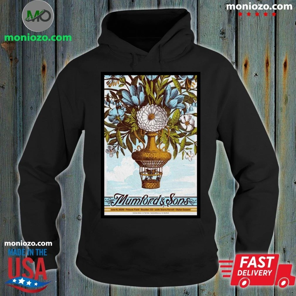 Original Mumford Sons to Headline Folsom Field on - Adult & Kids T-Shirts, Sweatshirts & Hoodies apparel design preview 2